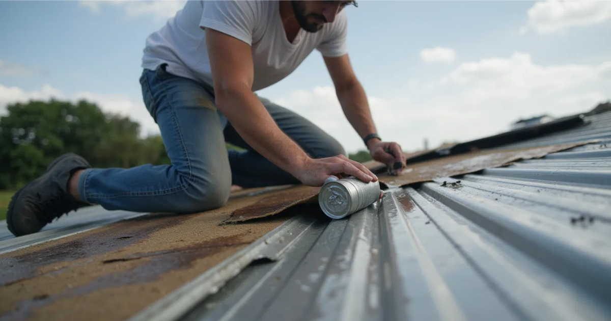 how to fix a leaky roof