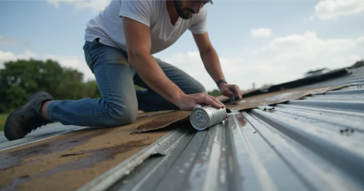 how to fix a leaky roof